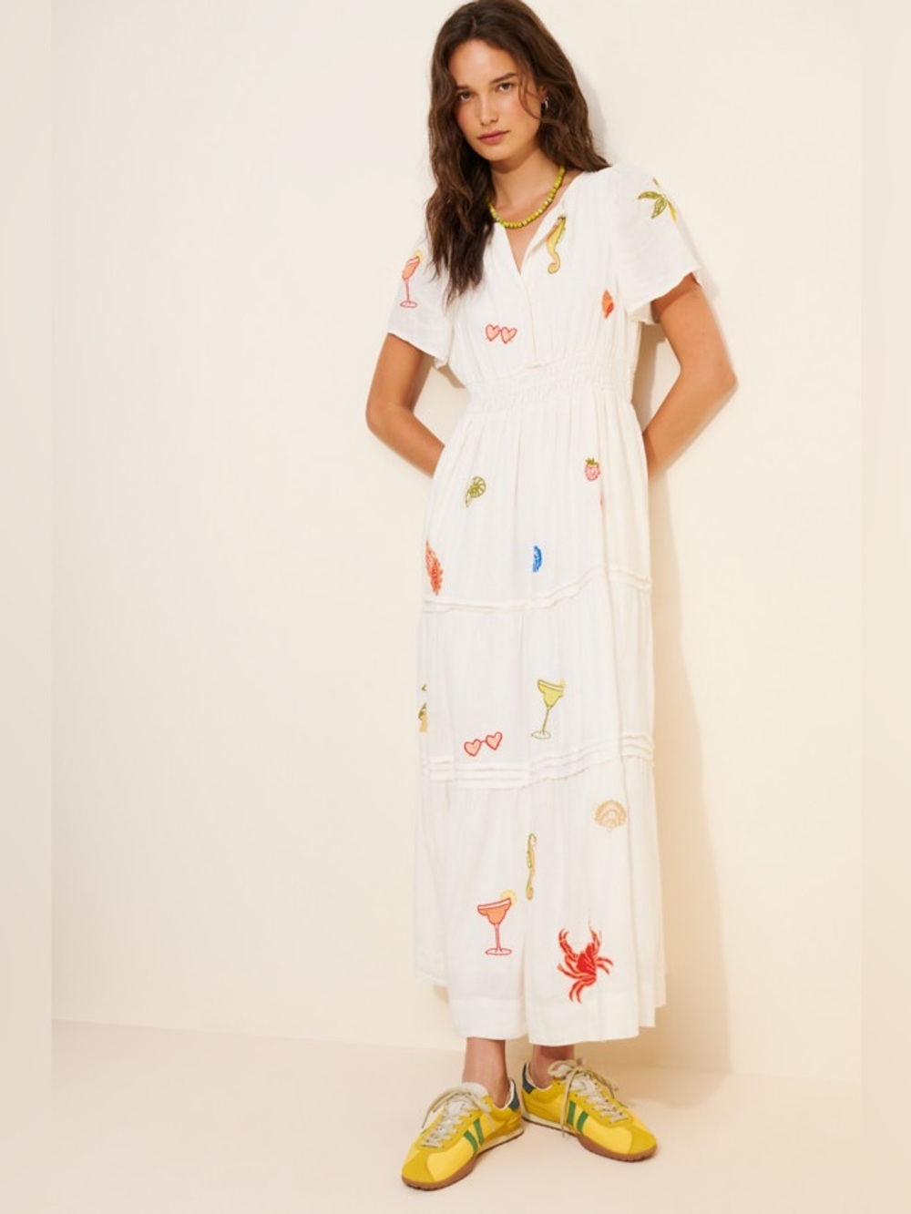 The Somerset Embroidered Maxi Dress